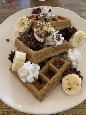 Waffles at Farmacy in West London