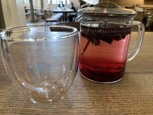Best cinnamon tea at Farmacy in West London