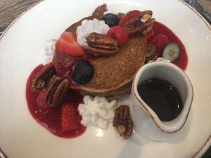 House pancakes  at Farmacy in West London