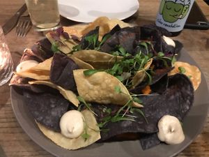 The food was excellent  at Farmacy in West London