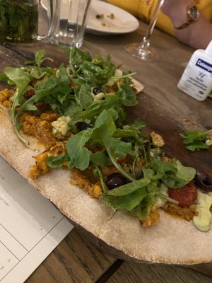 Artichoke Pizzetta at Farmacy in West London