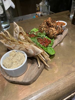 Mezze  board at Farmacy in West London