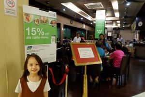 Shop Front. at Sukaphat Thai Vegetarian Restaurant in Kuala Lumpur