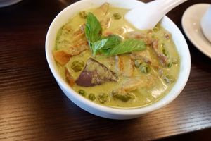 Thai Green Curry. at Sukaphat Thai Vegetarian Restaurant in Kuala Lumpur