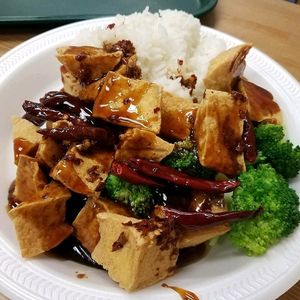 General Tso (fried) Tofu at Sun Tong Luck Asian Cuisine in Columbus