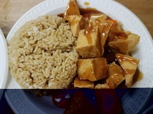 Sweet and Sour (fried) Tofu at Sun Tong Luck Asian Cuisine in Columbus