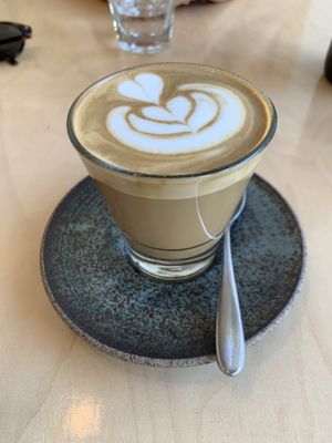 Delicious Soy Latte #Veganuary at Round Bird in Lilydale