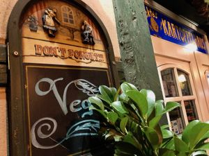 vegan label at Kartoffelhaus in Eisenach