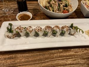 Warabi sushi fantastic  at Hilo Bay Cafe in Hilo