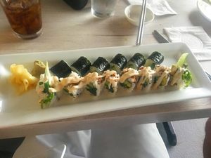 Vegan sushi at Hilo Bay Cafe in Hilo