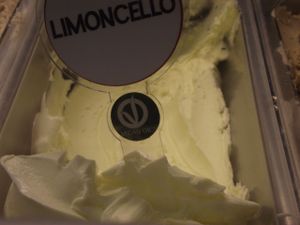 They tag vegan ice creams. at Gelato Marco in Trieste