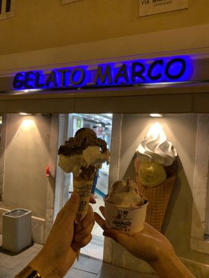   at Gelato Marco in Trieste