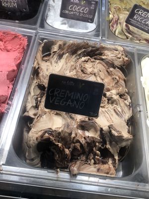 Ice cream cremino vegano. at Gelato Marco in Trieste