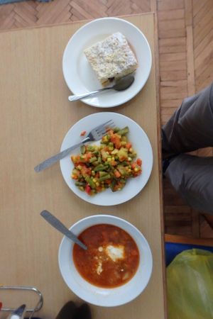 My lunch at Oneness-Heart-Kingdom in Volgograd