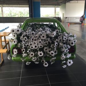 Entrance area at El Mercadito Central in San Jose
