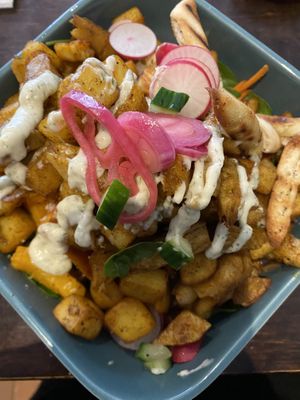 Vegan ‘kapsalon’  at Funky Jungle in Mechelen