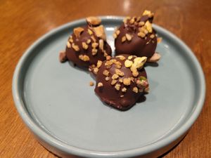Vegan homemade ice pralines at Funky Jungle in Mechelen