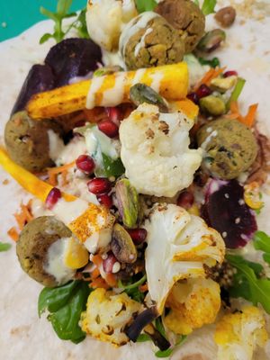 Falafel wrap at Funky Jungle in Mechelen