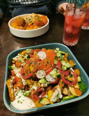 Vegan kapsalon at Funky Jungle in Mechelen