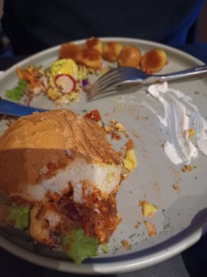 Bean burger at Funky Jungle in Mechelen