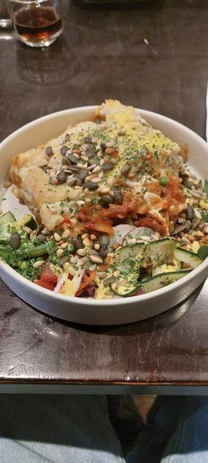 Vegan Lasagna at Funky Jungle in Mechelen