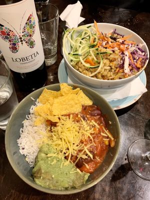 Risotto & Chili sin carne at Funky Jungle in Mechelen