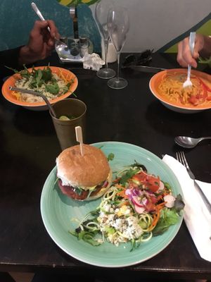 Amazing pasta and burger! at Funky Jungle in Mechelen