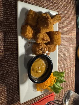 Crispy tofu  at Avantika in Simpson Bay