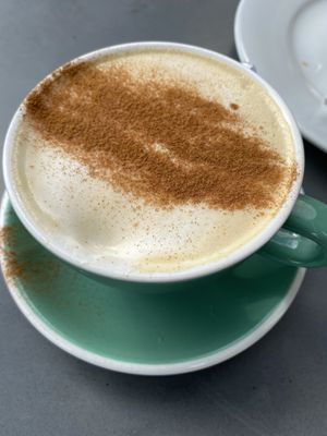 Vegan sweet chai  at Whispers Cafe in Levin