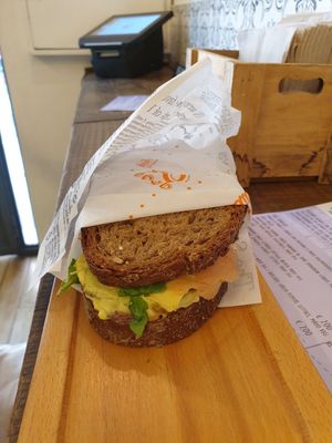 Sandwich at Lattuga in Rome