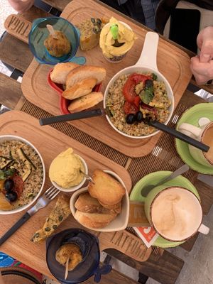 Vegan plater  at Lattuga in Rome