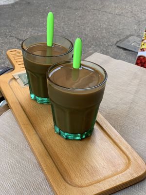 Iced soy coffee  at Lattuga in Rome