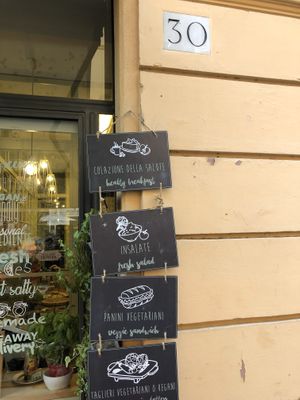 Beautiful signs at Lattuga in Rome