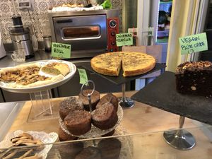 Counter food at Lattuga in Rome