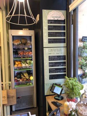 Fresh veggies ingredients  at Lattuga in Rome