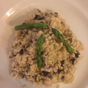 vegan risotto  at Clorofil-la in Mahon