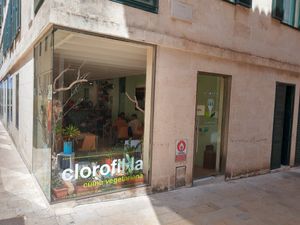 Outside at Clorofil-la in Mahon