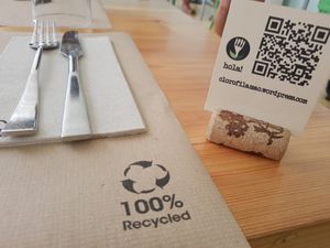 Recycled at Clorofil-la in Mahon