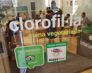 Sticker at Clorofil-la in Mahon