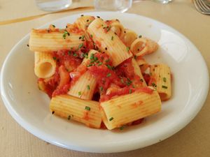 Penne at Clorofil-la in Mahon