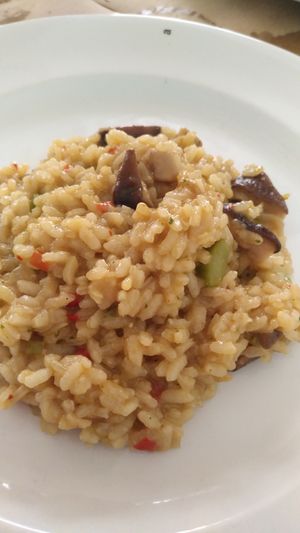 Arroz con verduras at Clorofil-la in Mahon