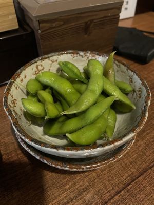 Edamame   at Qiu Dou Ru La Mien - Hagi Soymilk Ramen in Kaohsiung