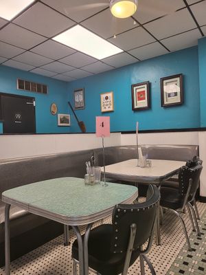 Comfy seating at The Tasty in Philadelphia