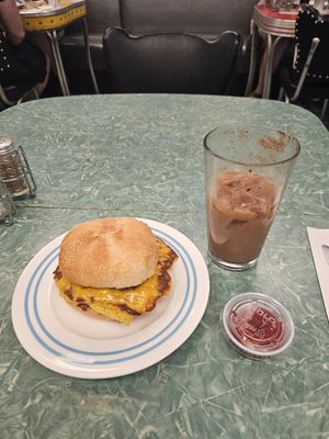 Dirty Jersey breakfast sandwich at The Tasty in Philadelphia