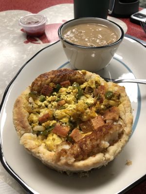 Biscuit and gravy  at The Tasty in Philadelphia