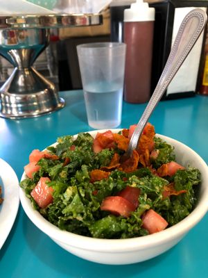 Kale salad (side portion) at The Tasty in Philadelphia