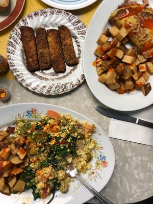 Tofu scramble & omelette.  at The Tasty in Philadelphia