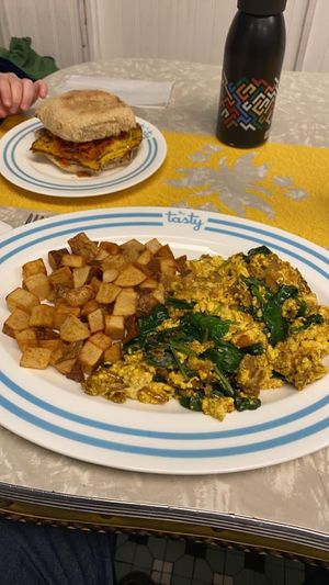 Tofu Scramble and Breakfast Sandwich  at The Tasty in Philadelphia