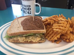 Vegan tuna sandwich  at The Tasty in Philadelphia
