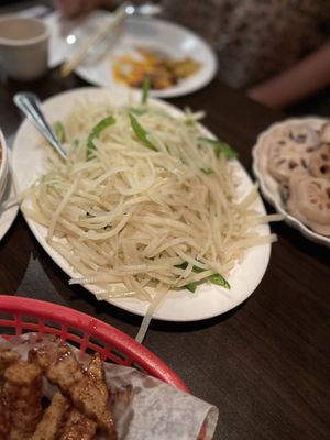 Shredded Potatoes and Green Peppers   at Grand Szechuan in Bloomington
